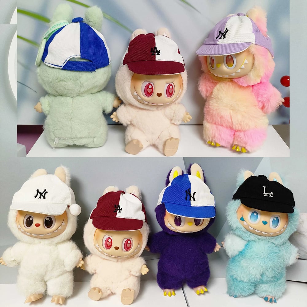 Image of Labubu baseball hat for 15cm 17cm Labubu V1 V2 V3 Doll  accessories