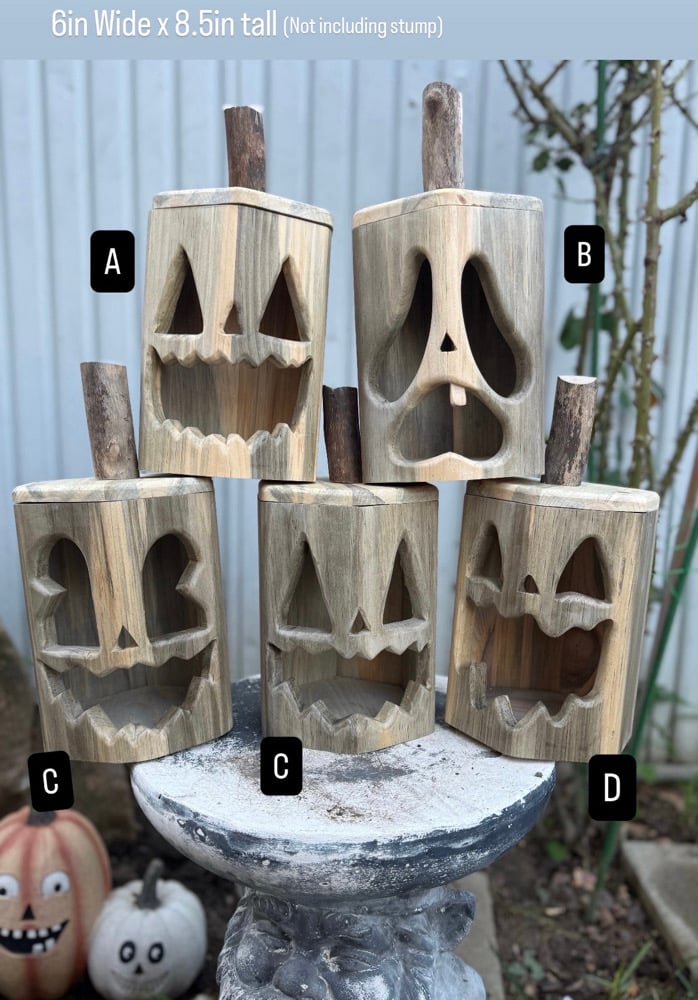 Image of clear stain lanterns