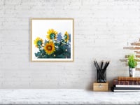 Image 3 of SunflowerWash Oak Framed 30x30cm