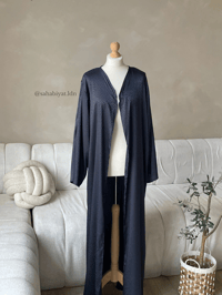 Image 1 of Dusk Slate Maryam Abaya (PRE-ORDER ONLY)