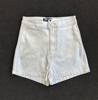 Image 3 of Silver Stretch  Shorts  