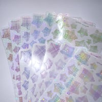 Image 2 of pattern stars - gingham