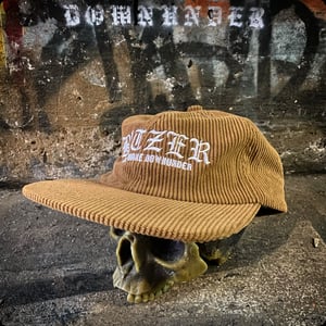 Image of BITZER CORDUROY EMBROIDED CAP (BROWN)
