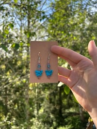 “turquoise butterfly” earrings