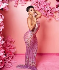 Image 6 of Divine butterfly crystalgown (Pink)