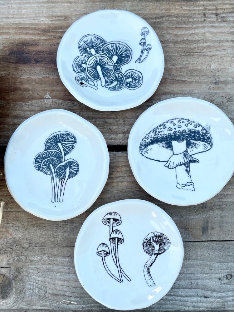 Image of Mushroom trinket dishes 