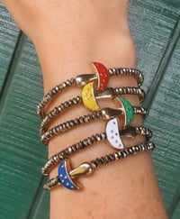 Image 1 of *new* Gold PYRITE MUSHROOM bracelets