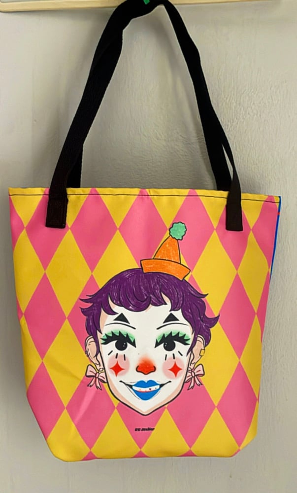 Image of Jester/Clown Tote bag