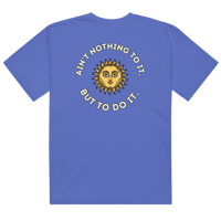 Ain't Nothing to it heavyweight t-shirt Blue