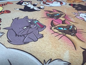 Image of Disney Inspired Traditional Tattoo Flash Sheet: D14 11x14