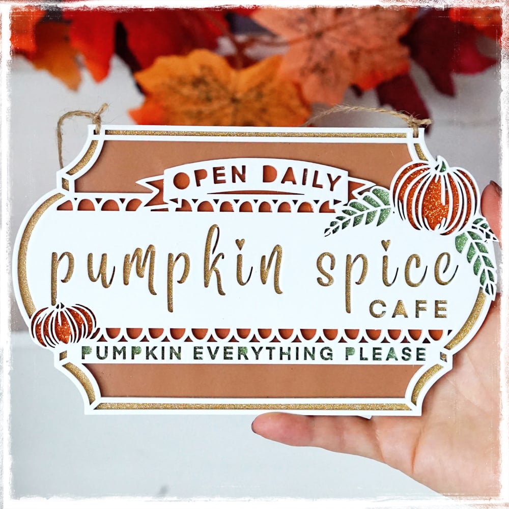 Image of Pumpkin Spice Cafe Sign