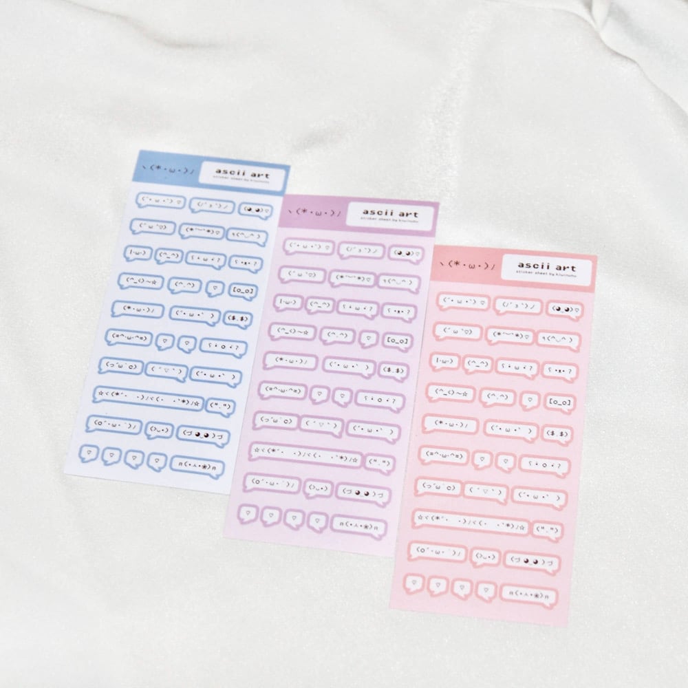 Image of Ascii Art Deco Sheets