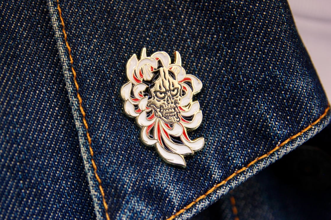 Image of Kiku Hannya Pin By Dr.Lone