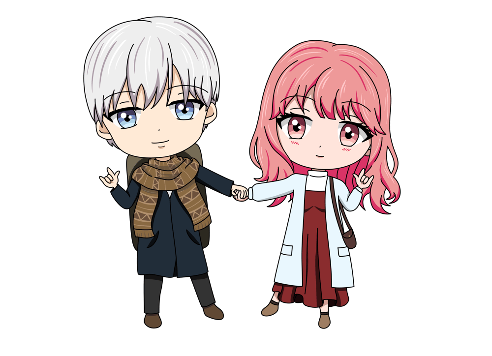 Image of ASOA couple chibi-IN HAND