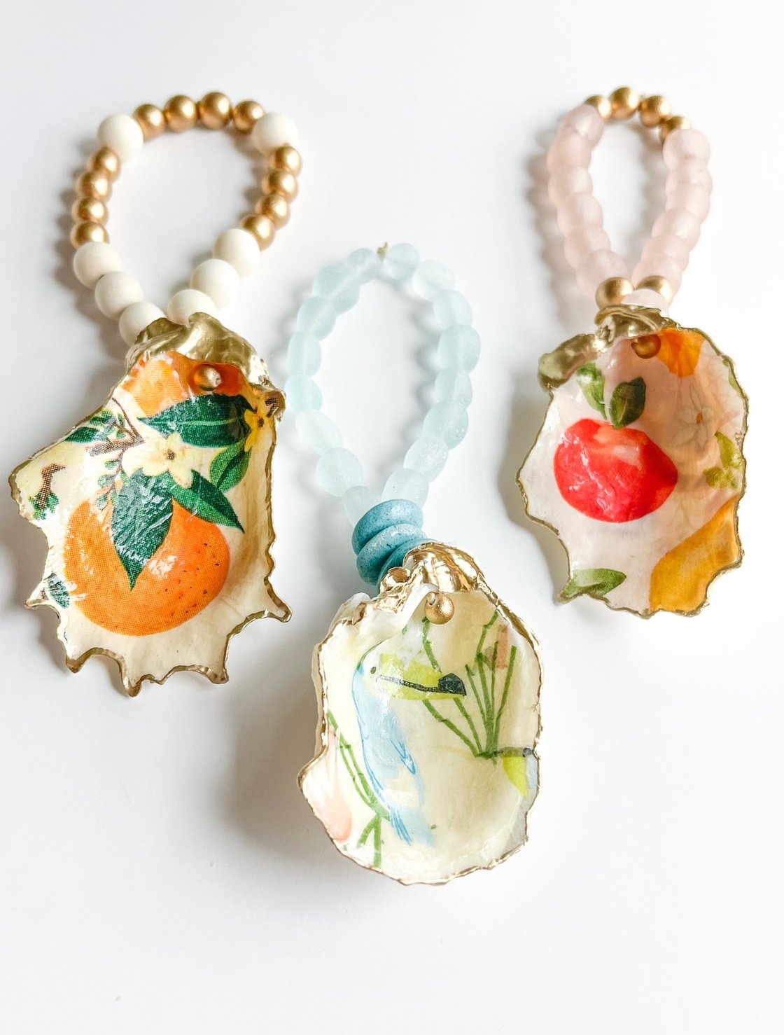 Image of Orange Blossom - Oyster Wine Charm