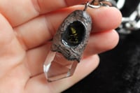 Image 9 of dead good chunky quartz and wasp amulet