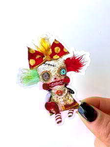 Image of Monster Daisy Dumpling  3” Vinyl Sticker Gloss