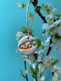 Image 5 of Ceramic Hoppy Easter Tag and Carrot Tag