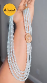 Image 5 of Rinzin_American Diamond Pearl Chandra Haar Necklace Only
