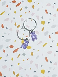 Image 1 of Gummy World Hoop Earrings