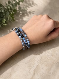 Image 3 of Sodalite Wrap Bracelet & Necklace