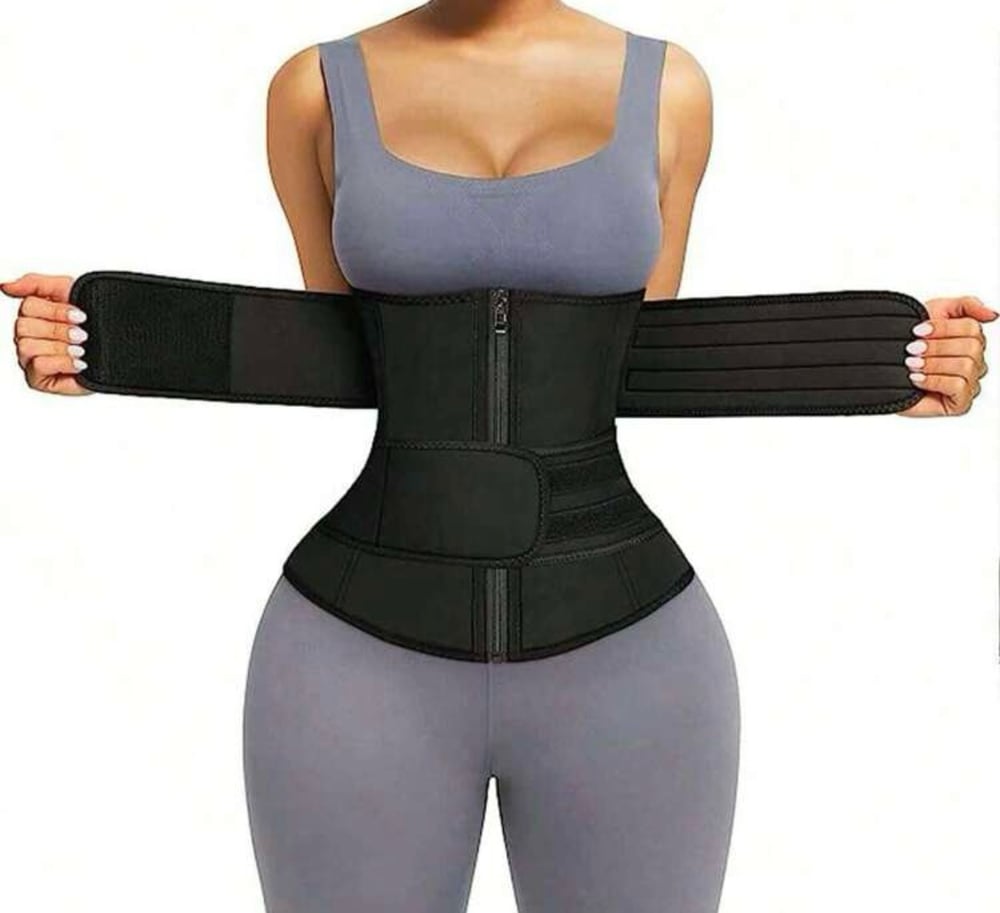 Image of 2 Strap Waist Trainer with Sauna Effect 