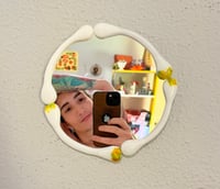 Image 5 of Fused glass Q-tip mirror