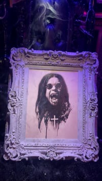 Image 2 of ‘PRINCE OF DARKNESS’ [ Unique Print - { 1/1 } ] Hand Embellished Museum Archival Print