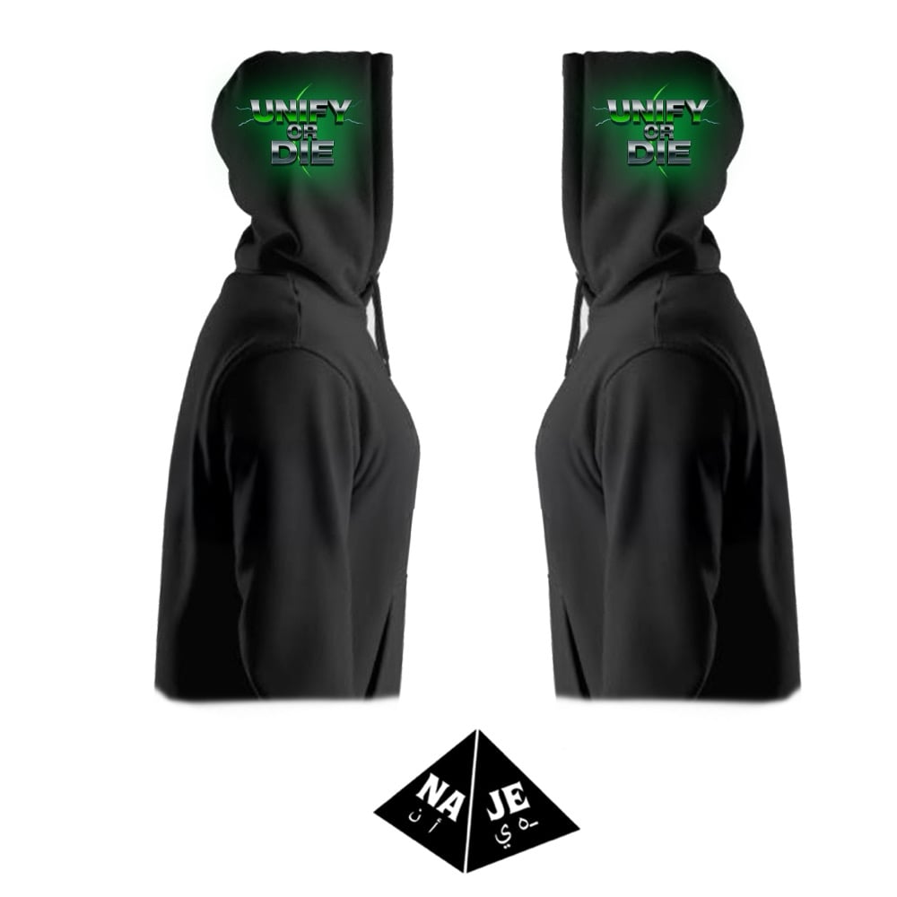 Link Up Unification black hoodie set.