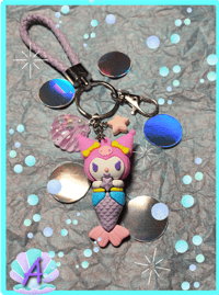 Image 1 of Sanrio Mermaid Wristlet Keychain
