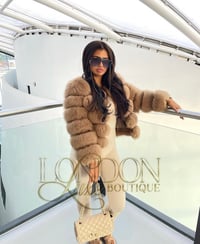 Image 3 of LIGHT BROWN FOX FUR COAT