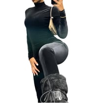 Image 4 of Long Sleeve One Piece Jumpsuit