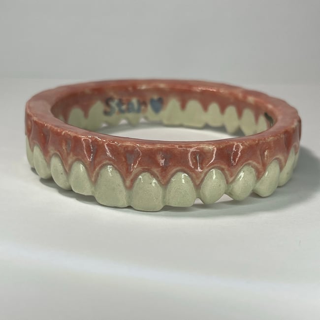 Teeth Bracelet F - 7.85 in Inner Circumference