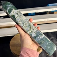 Image 4 of Moss Agate Statement Tower (74A)