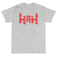 Image 5 of HNH Crown & Flame T-Shirt (Red Print)