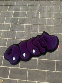Image 2 of MF DOOM RUG - PURPLE 