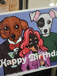 Image 3 of Party Animals Birthday Card