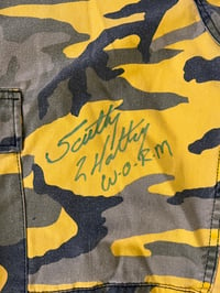 Image 2 of Signed Ring Worn Yellow Camo Pants (FREE SHIPPING)