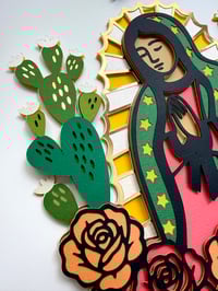 Image 6 of Virgen de Guadalupe with Cactus SVG / ARCHIVO DIGITAL 