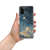 Image 14 of Celestial Night Sky Stars and Clouds Painting Clear Case for Samsung®