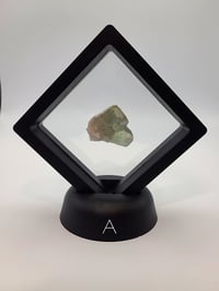 Image 1 of Octahedral YGX Fluorite & Candle Quartz with 2" Display - 10 Styles