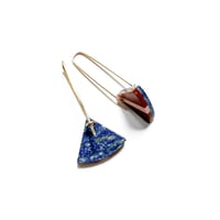 Image 2 of Red Jasper & Rhodonite Earrings