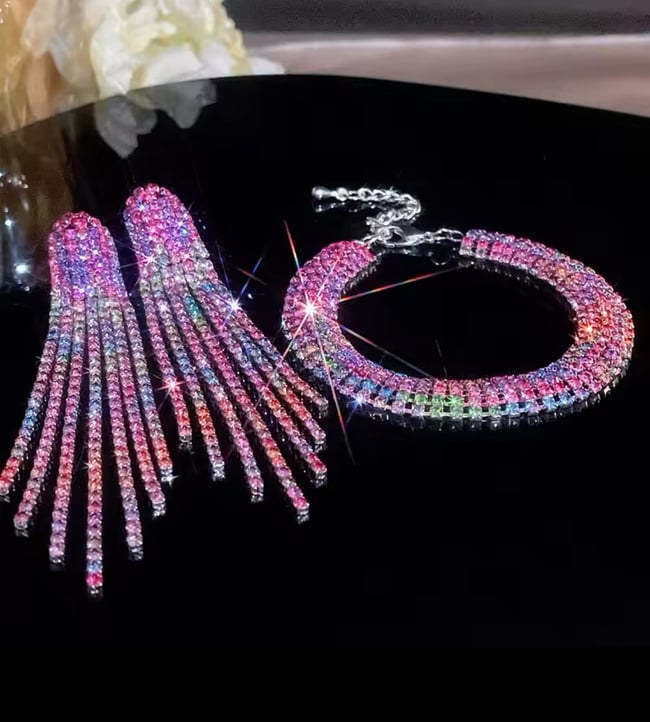 Luxury Crystal Jewelry Set