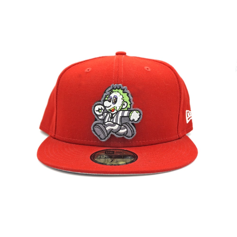 Beetlejuice Fitted Cap - Red