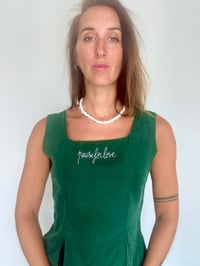 Image 2 of Top en soie "pause"