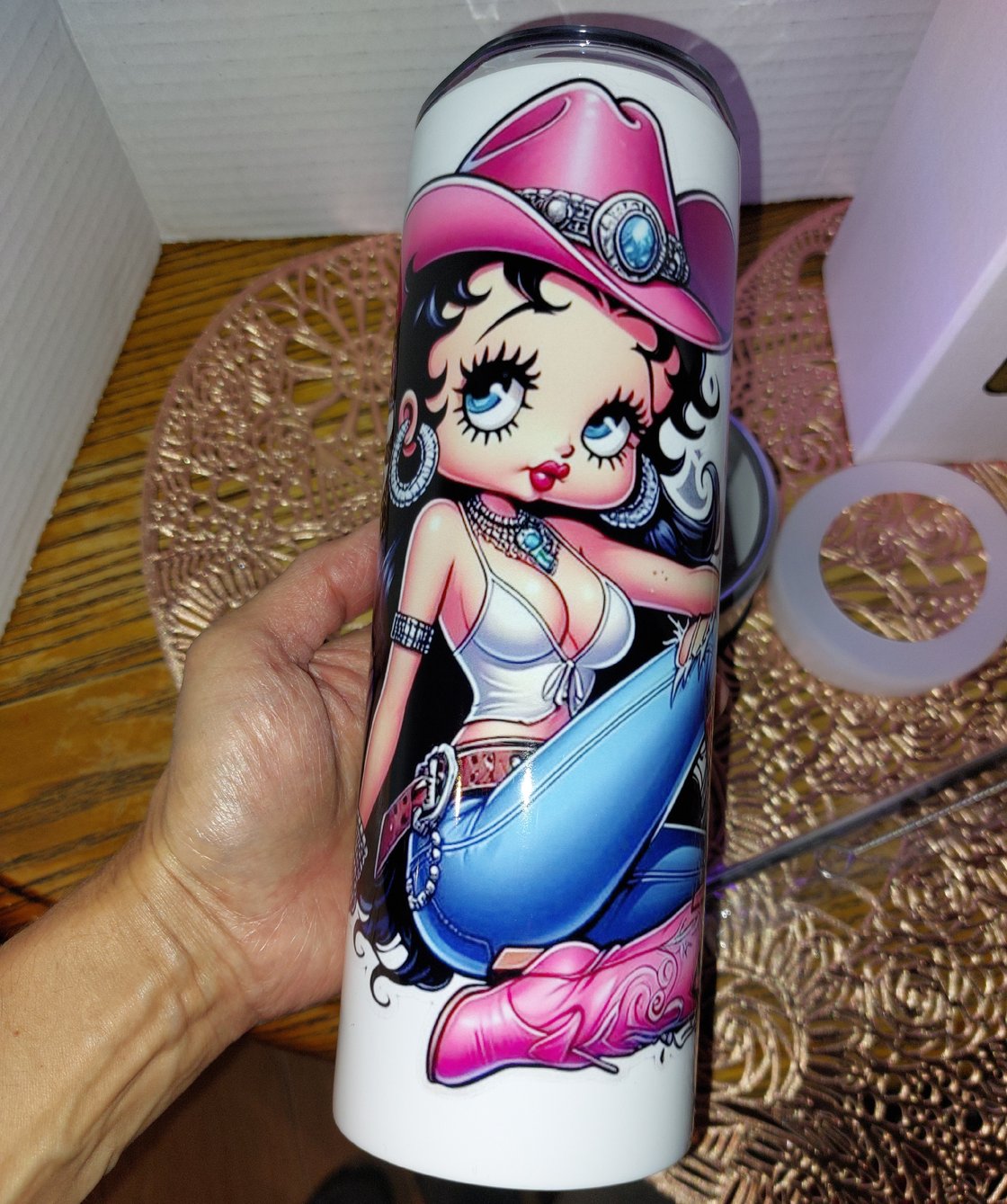 Image of 20 oz Betty B Stainless Steel Tumblers 2 different ones to choose from