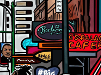 Image 7 of Griddy on Beale Print