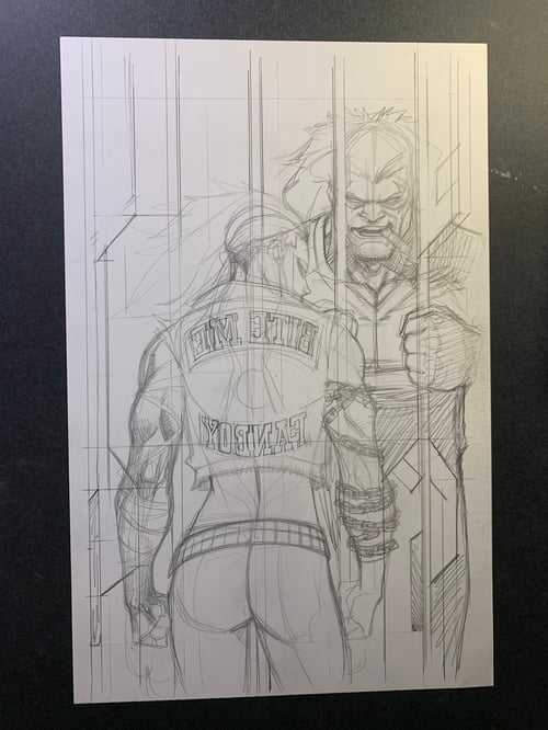 Image of CRUSH & LOBO #03 original cover art