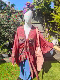 Image 5 of Amara Wrap dress - red 10-16 uk