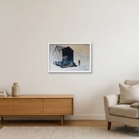 Image 7 of A Blue House On A Cold Day In Reykjavik - Fine Art Giclee Print - Framed and Unframed
